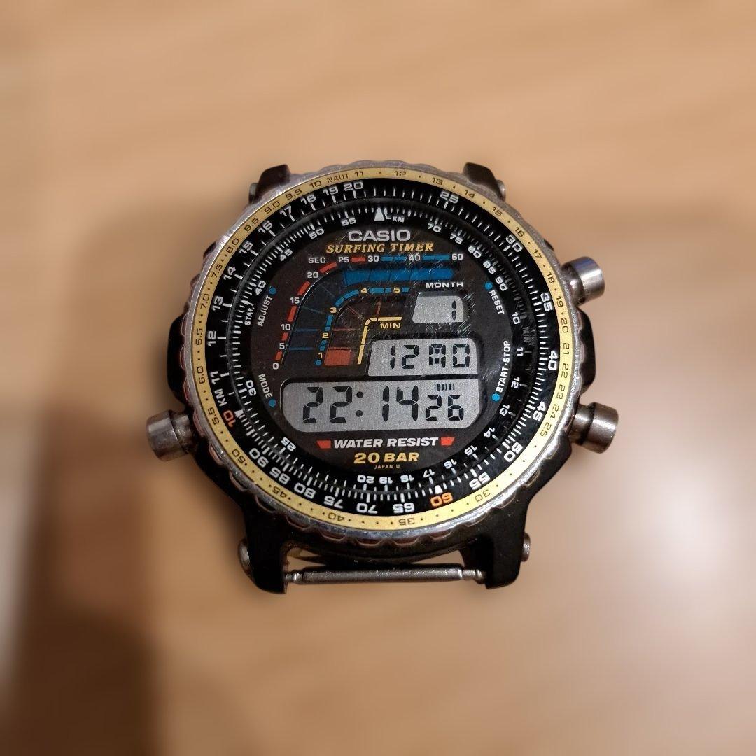 激レア　CASIO　SURFING TIMER　DW-403　時計のみ