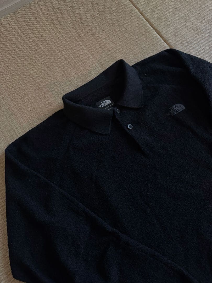 専用出品　THE NORTH FACE ブラックニットポロシャツ