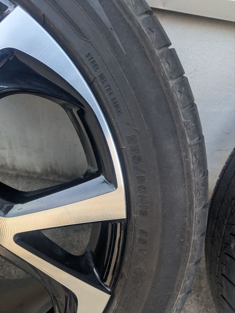 トヨタ 5スポークホイールセット 225/60R18