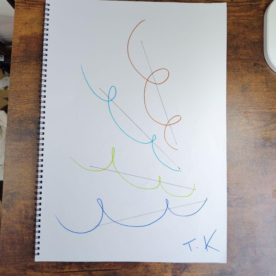 4つの放散点　　　　　絵画