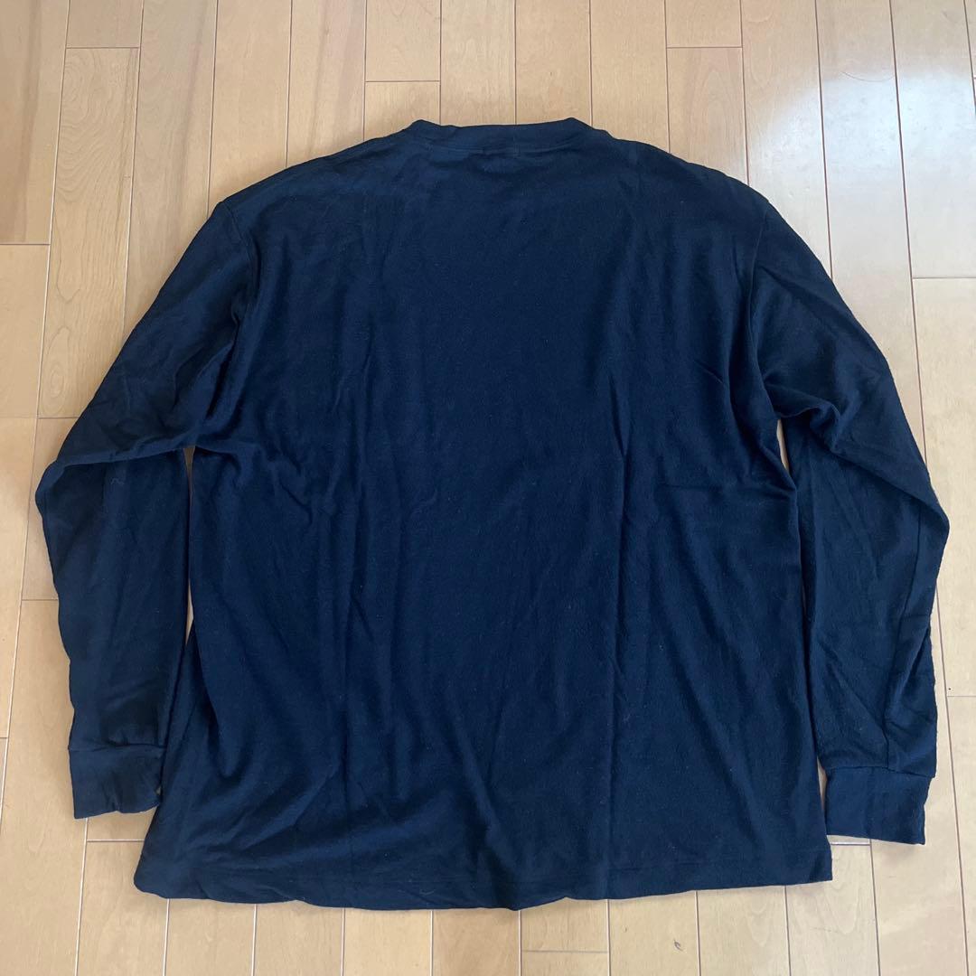 ヤ*リ様 comoli 20aw ウール天竺 長袖クルー　ネイビー　サイズ3