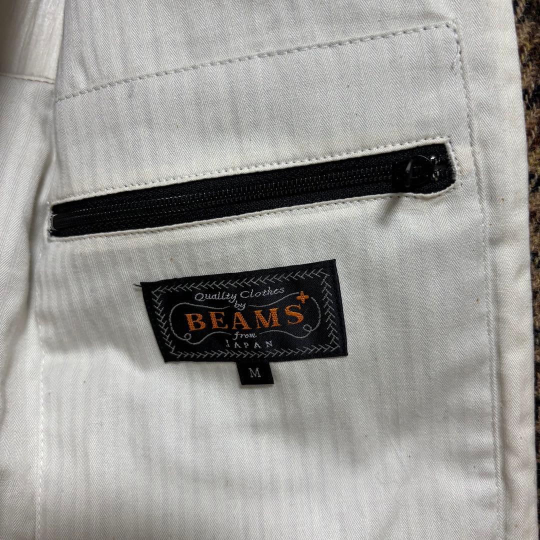 BEAMS＋　ハリスツイード　ジレ
