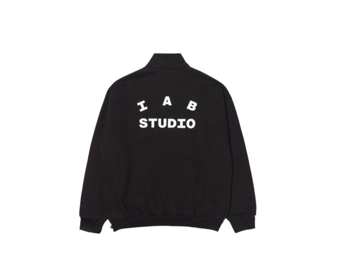 IAB Studio Half Zip-Up Black White XLサイズ