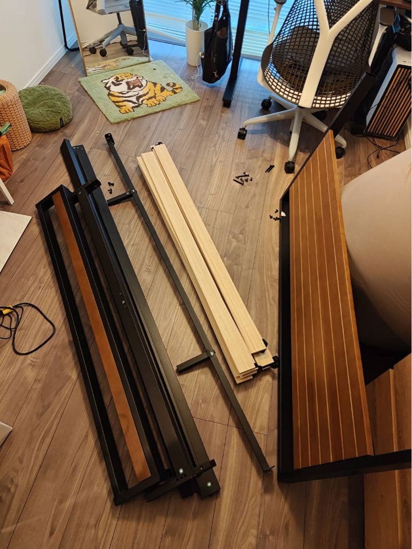 Zinus IRPBH Suzanne ダブルベッドフレーム