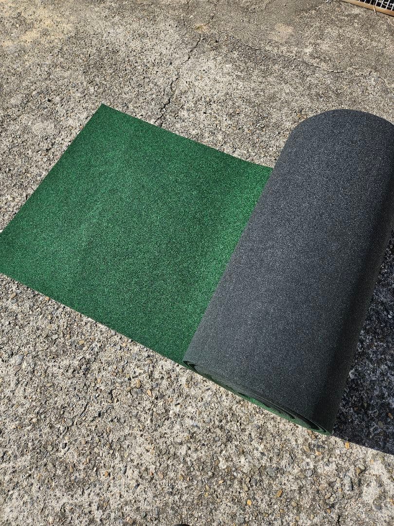 【新品】本格ポリエステル不織布 防草シート(明るめグリーン)厚手　巾1m×30m