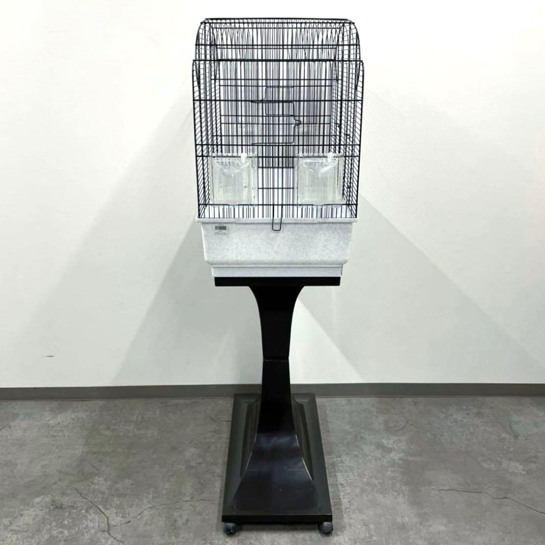 ferplast birds ファープラスト鳥籠 台付 鳥かご ペット用品 黒