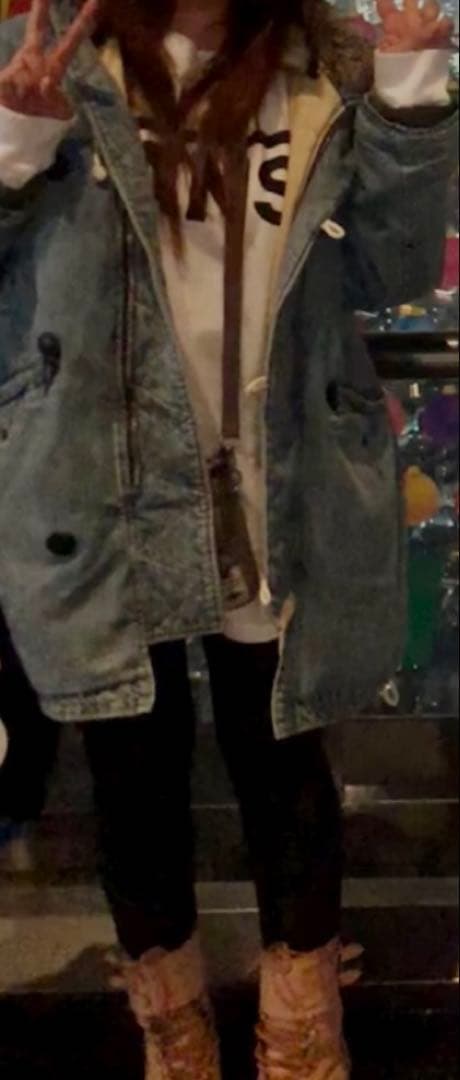 RNA デニムＮ３Ｂ　モッズコート　ライトインディゴブルー　デニムジャケット