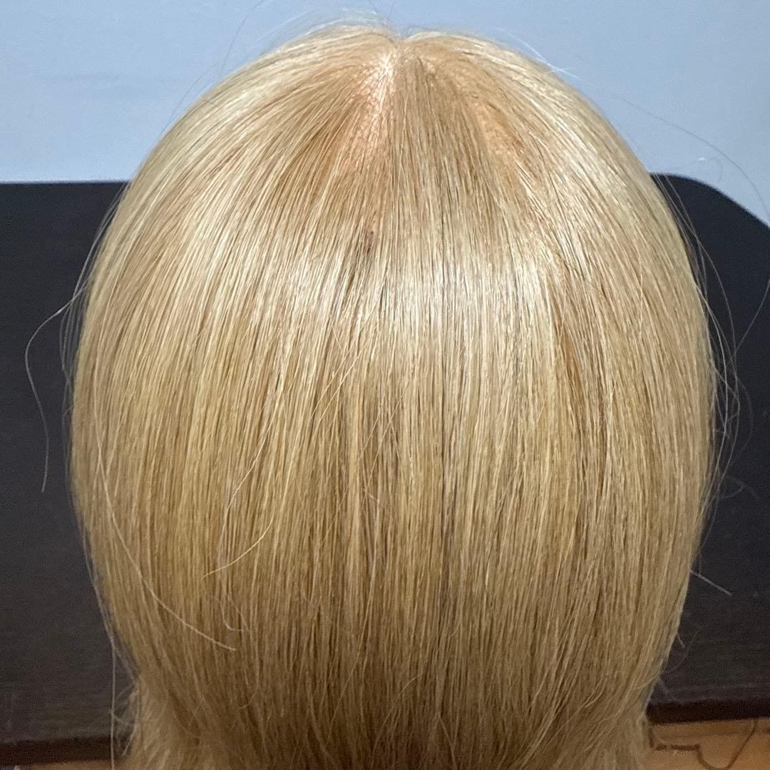 NBAA アップウィッグ ブロンド マネキン　スタンドクランプセット