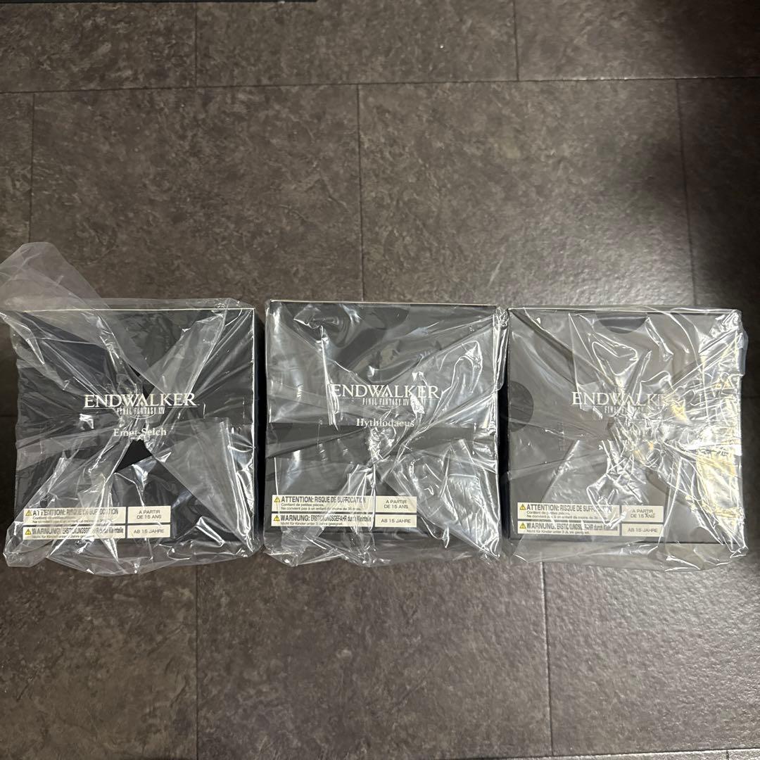 【未開封】FF14 エメトセルク　ヒュトロダエウス　ヴェーネス　フィギュアセット