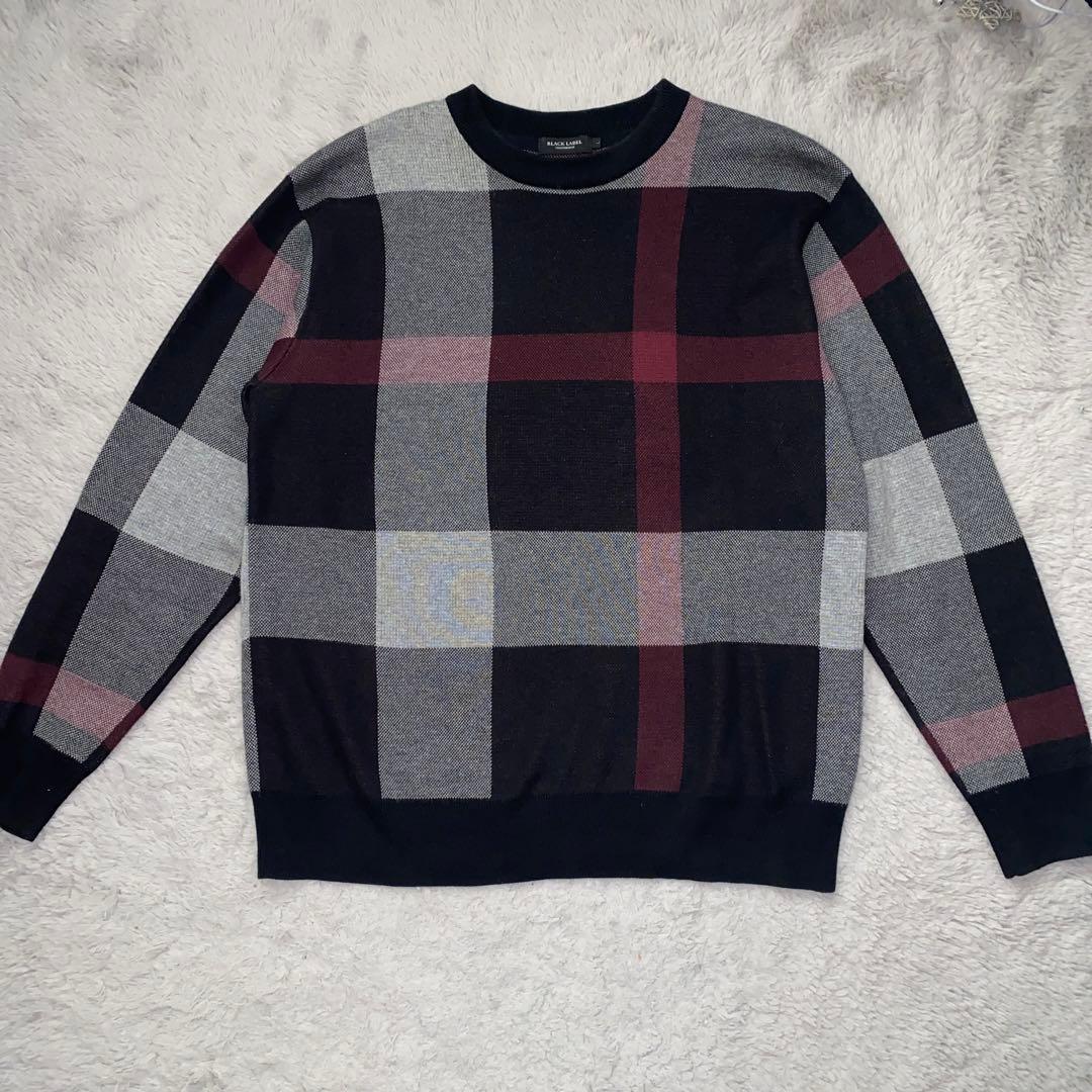 BLACK LABEL CRESTBRIDGEクレストブリックジャカーニット L