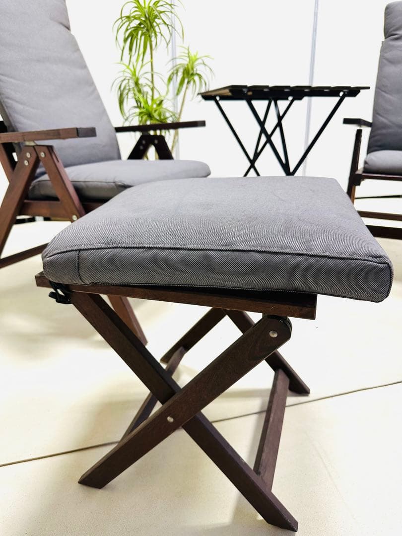 IKEA パーソナルチェア オットマン付き 5点セット