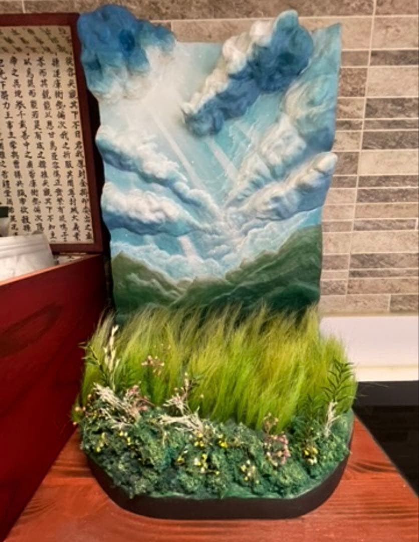 おおかみこどもの雨と雪 フィギュア　ジオラマ ベース のみ