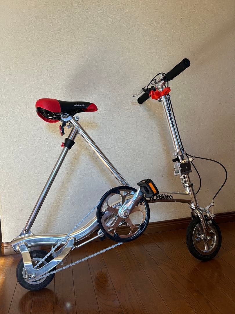 JDBike 折りたたみ自転車 シルバー
