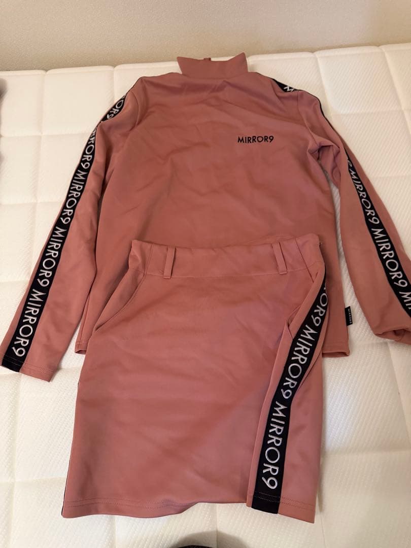 MIRROR9 ピンク トップス スカート セット