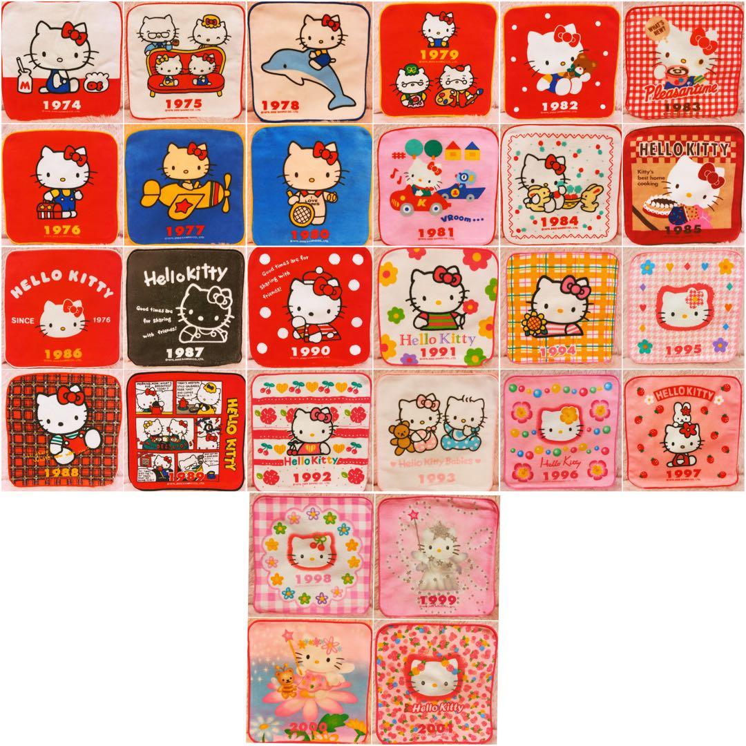 希少レア　ハローキティ　プチタオル　コレクション　2002 平成レトロ　サンリオ