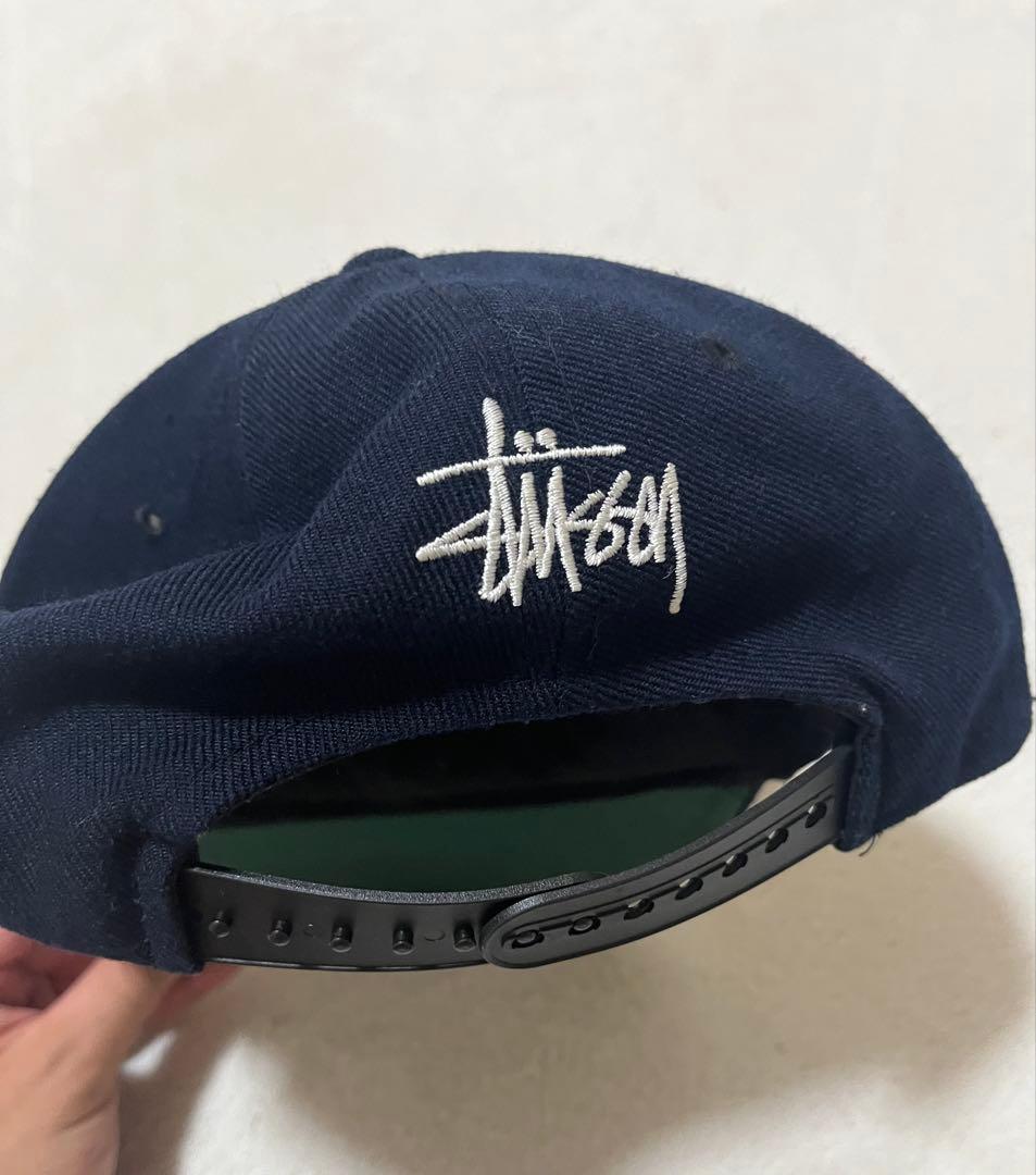 m*u様 old stussy リンクロゴキャップ　USA製 ®️有　紙タグ　ネ