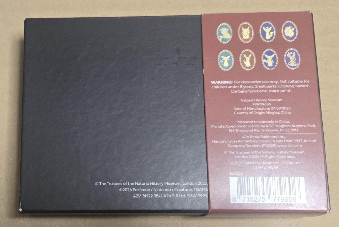 [バラ売り可] ポケモン 自然史博物館 コラボ ピンバッジ イーブイ