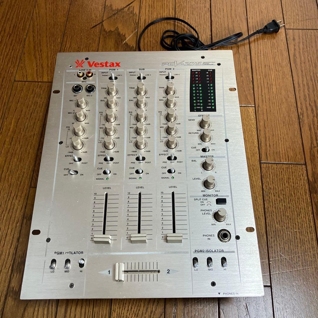Vestax PCV-275 DJミキサー　動作未確認
