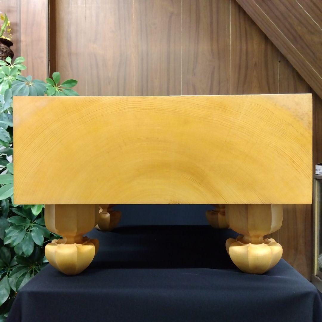 【国産　本榧　5寸碁盤　木表　板目】