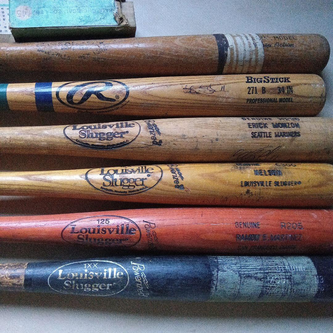 ルイビル　他　アメリカ製　木製　ジャンク　バット　セット