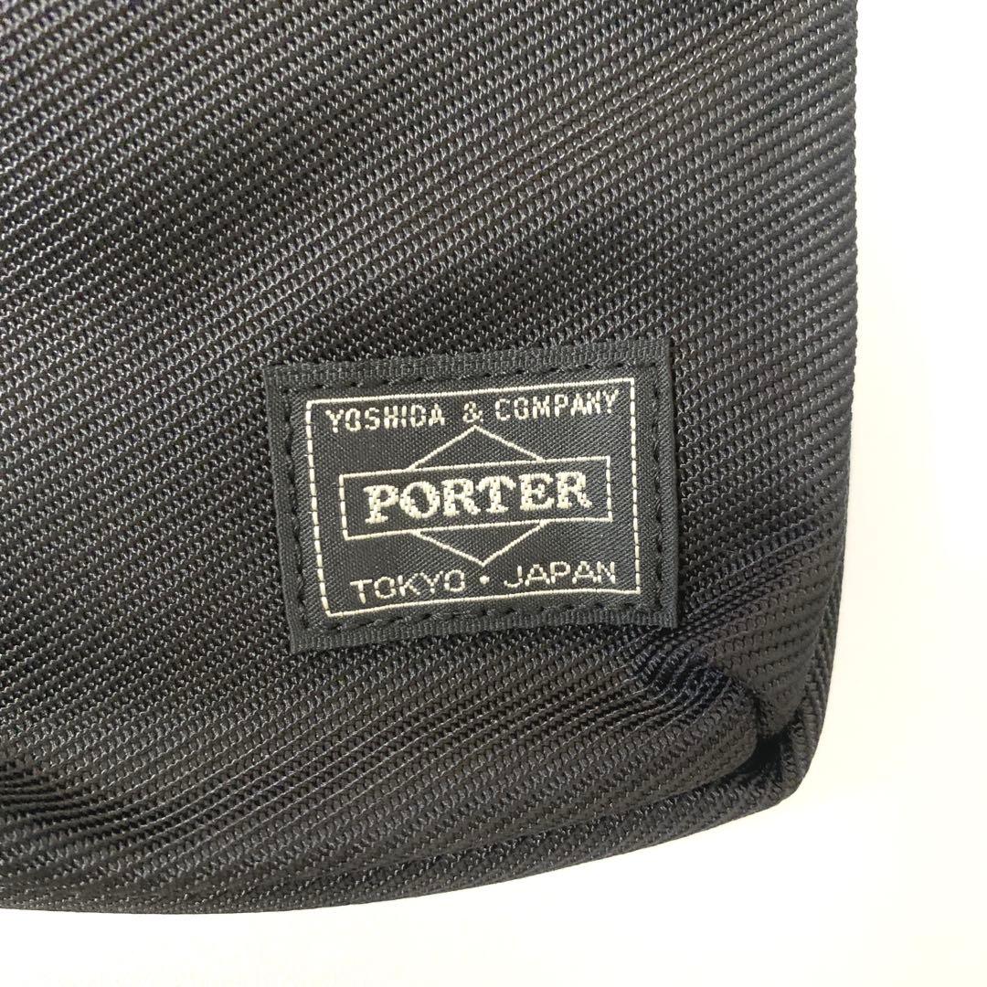 未使用級 PORTER ポーター UNIT ユニット ショルダーバッグ ブラック