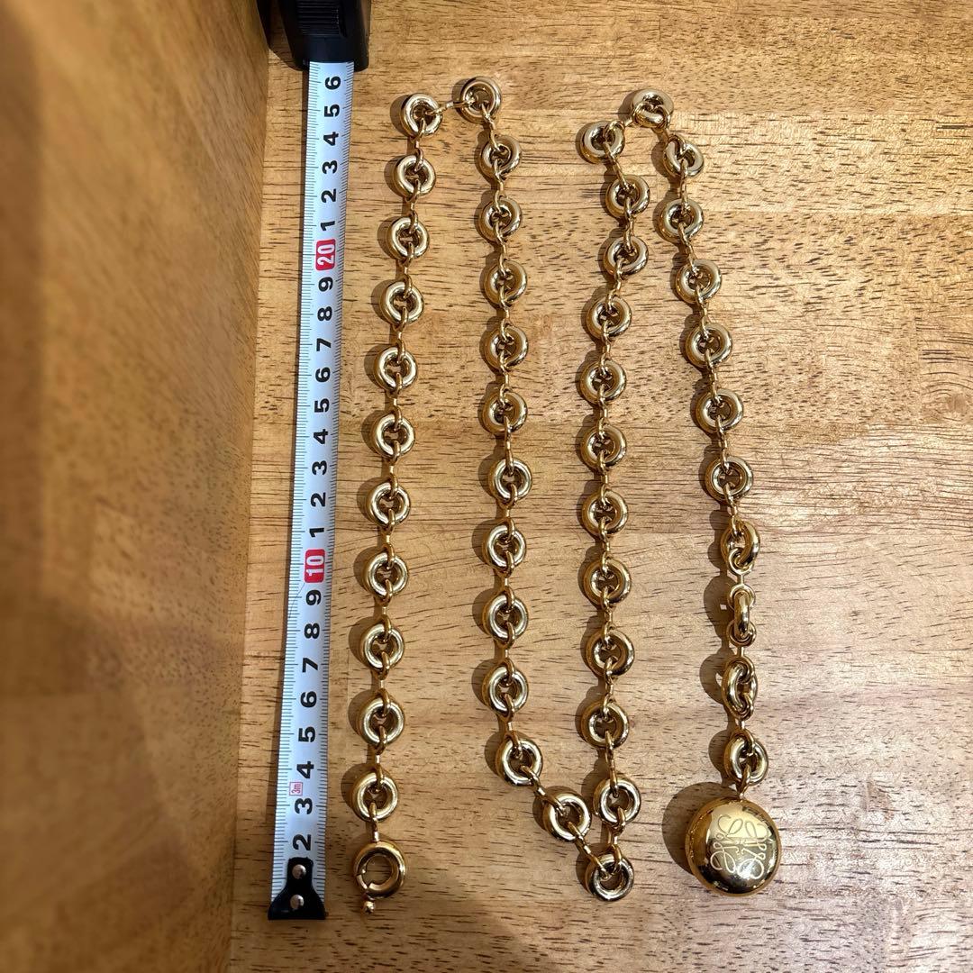 ロエベ ドーナツ チェーン ベルト（真鍮） LOEWE