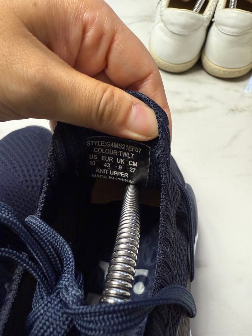 ジーフォア ネイビー ゴルフシューズ