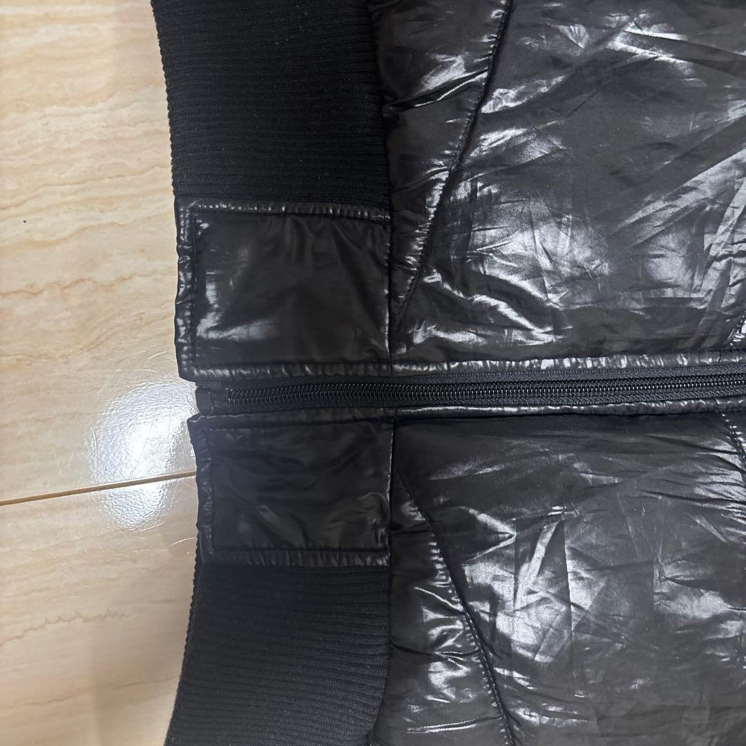 光沢　短丈 ファーダウンベスト　平成 ギャル　y2k Archive 男女兼用