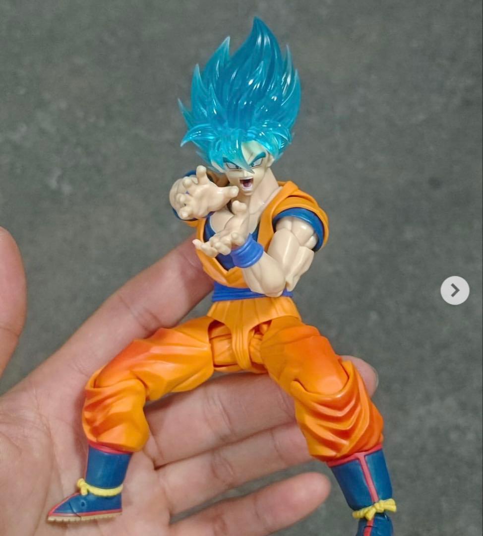 フィギュアーツ　スーパーサイヤ人ブルー　孫悟空　カスタムヘッドセット