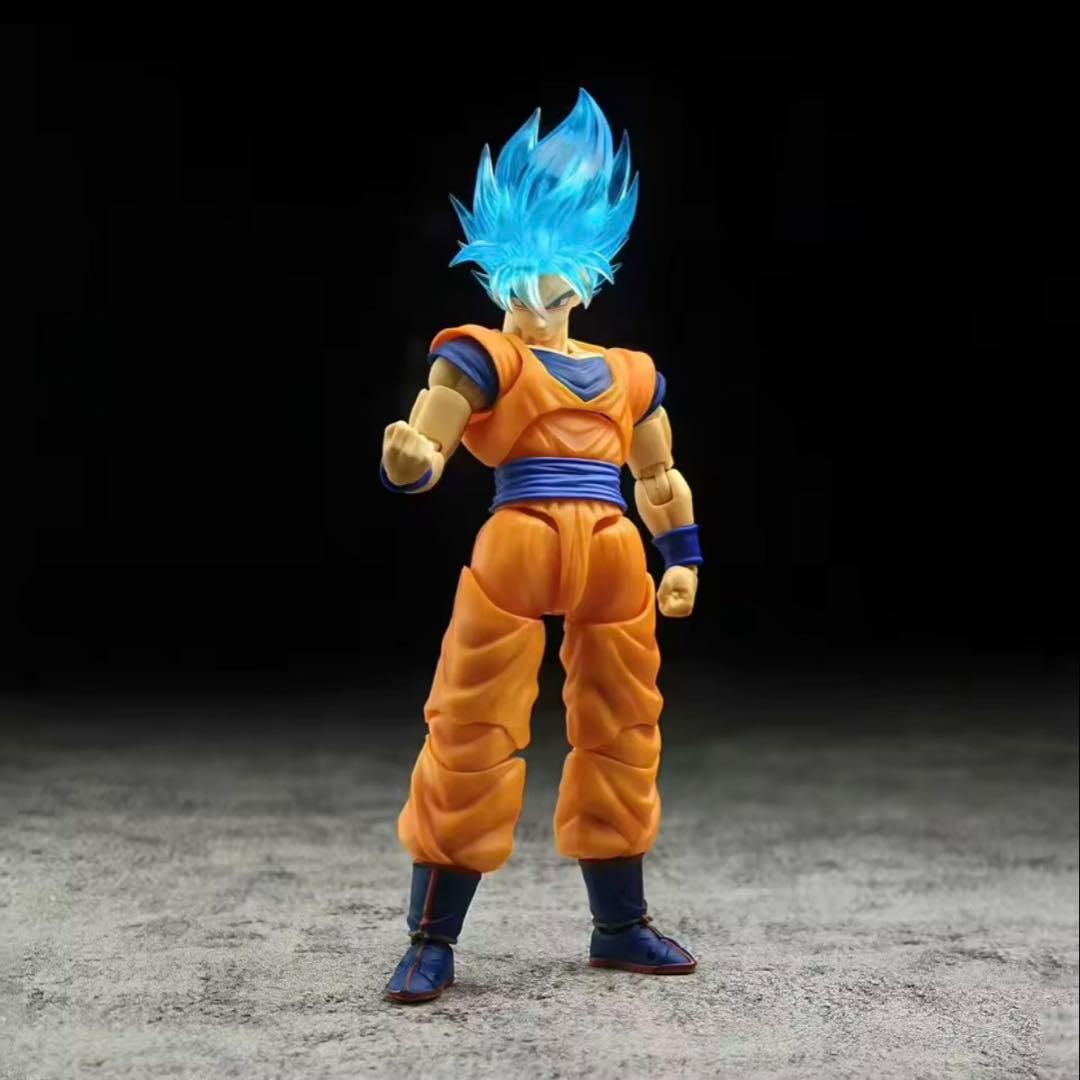 フィギュアーツ　スーパーサイヤ人ブルー　孫悟空　カスタムヘッドセット