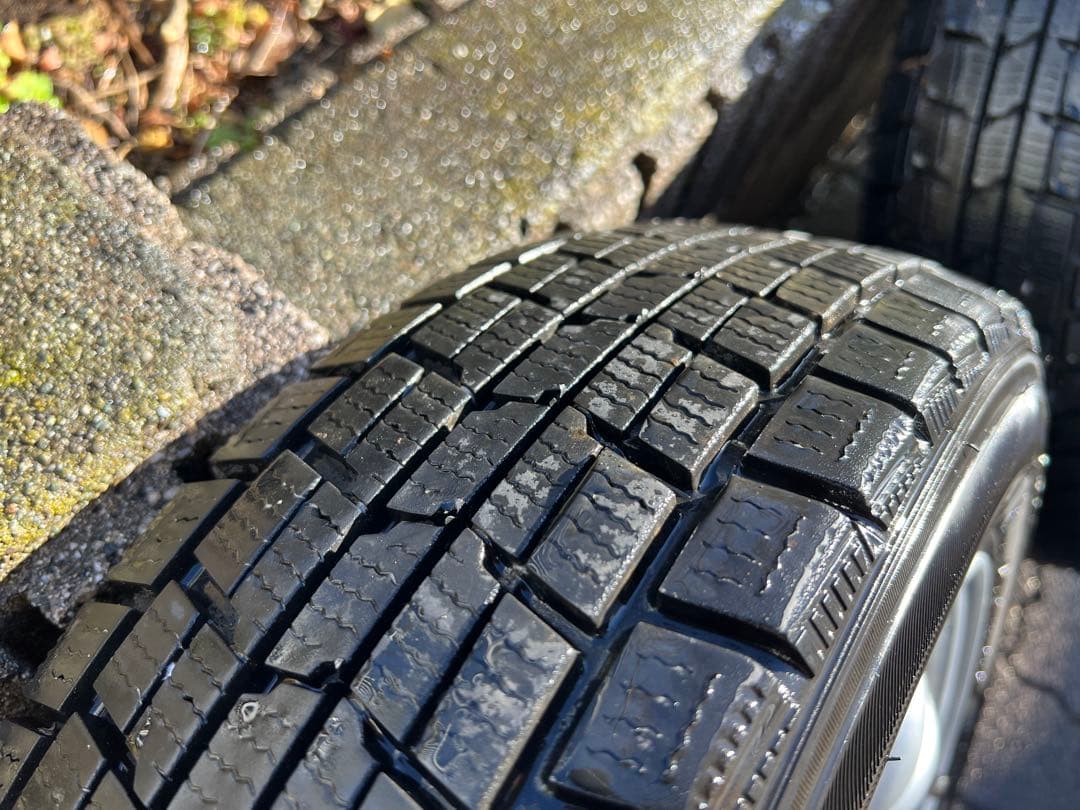 ローバー　ミニ　純正アルミ　12インチ　スタッドレスタイヤ付