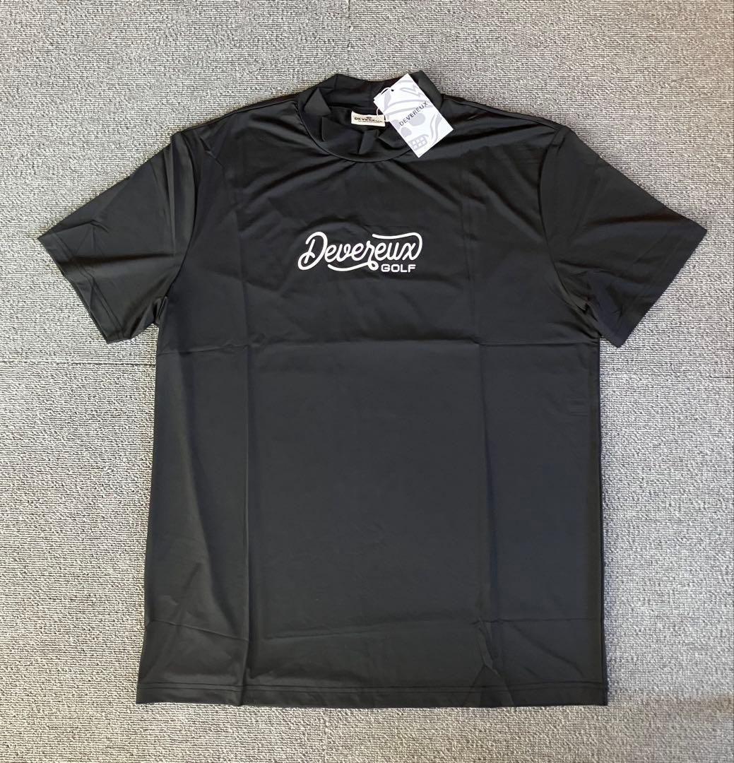 デヴァローゴルフ オーバーサイズ Lサイズ モックネック Tシャツ ブラック