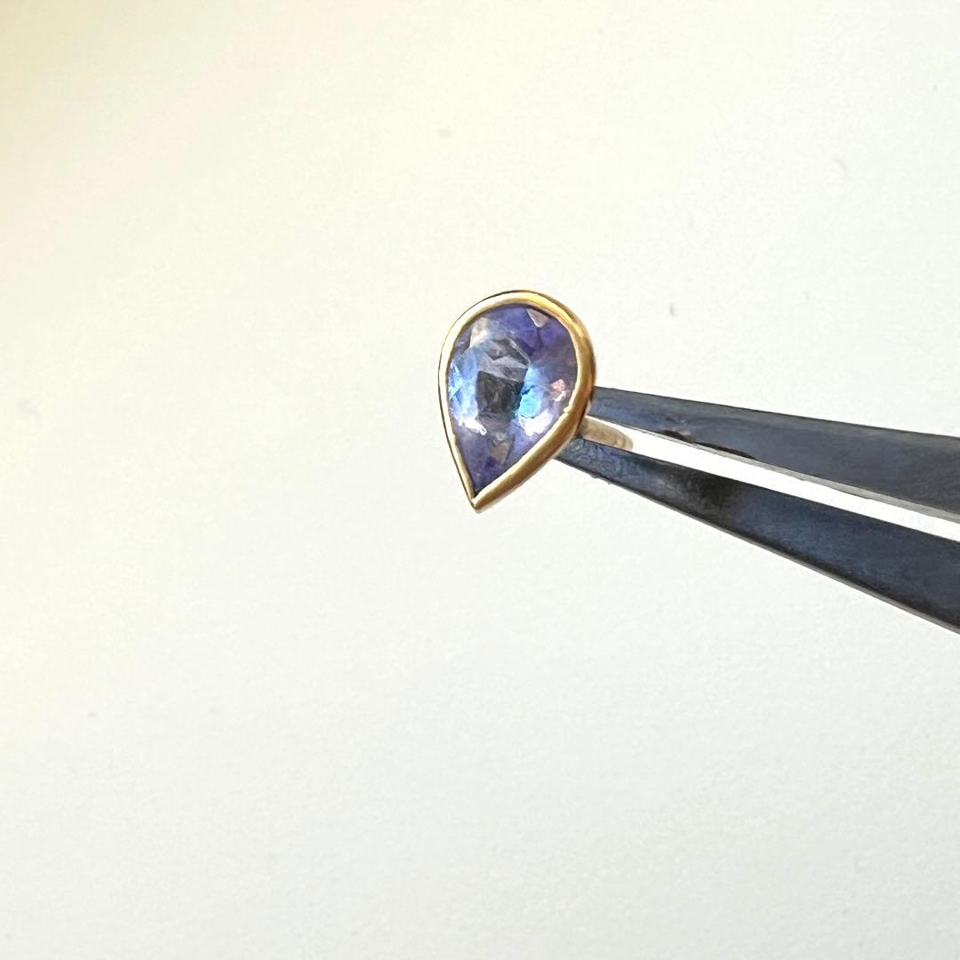 アルティーダウード　スタッドピアス　K10 タンザナイト(片耳用)