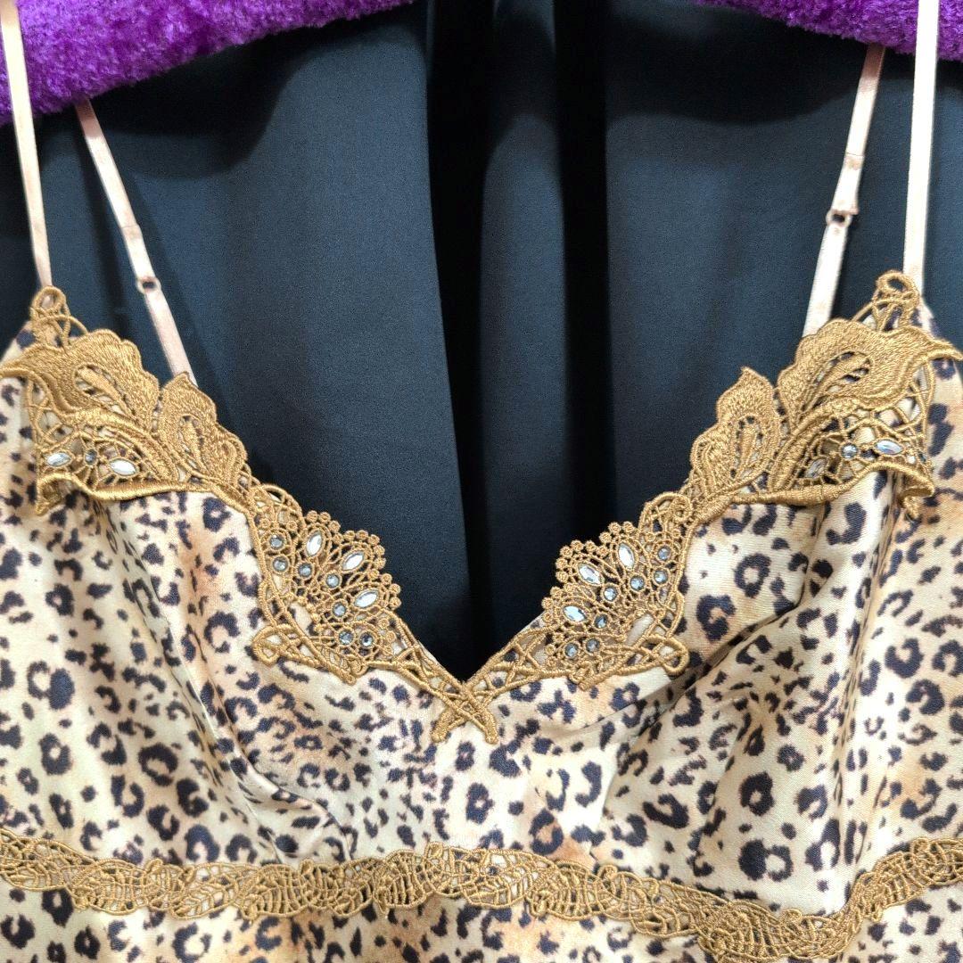 新品　サルート　ヒョウ柄　キャミソールL　レア