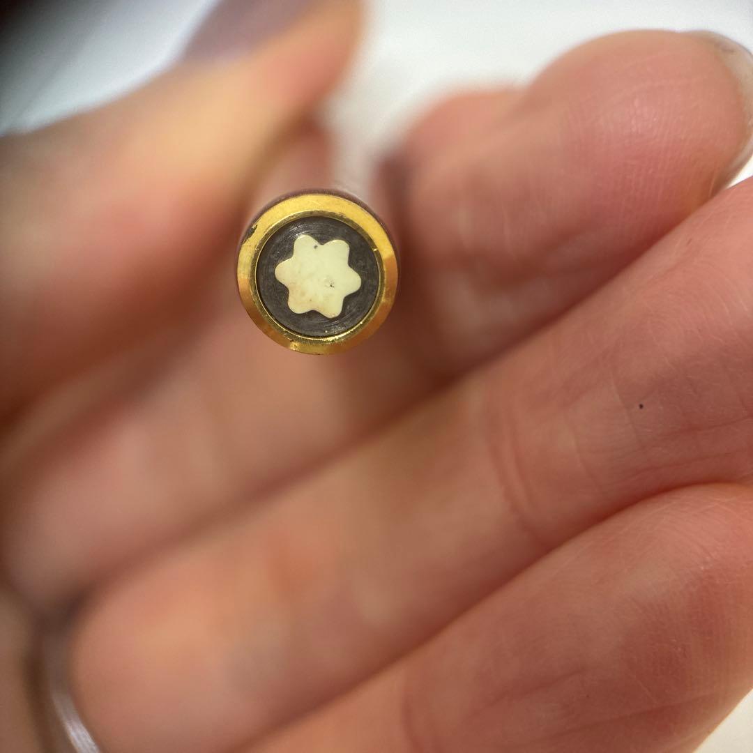 モンブラン 赤 万年筆　※インク無し