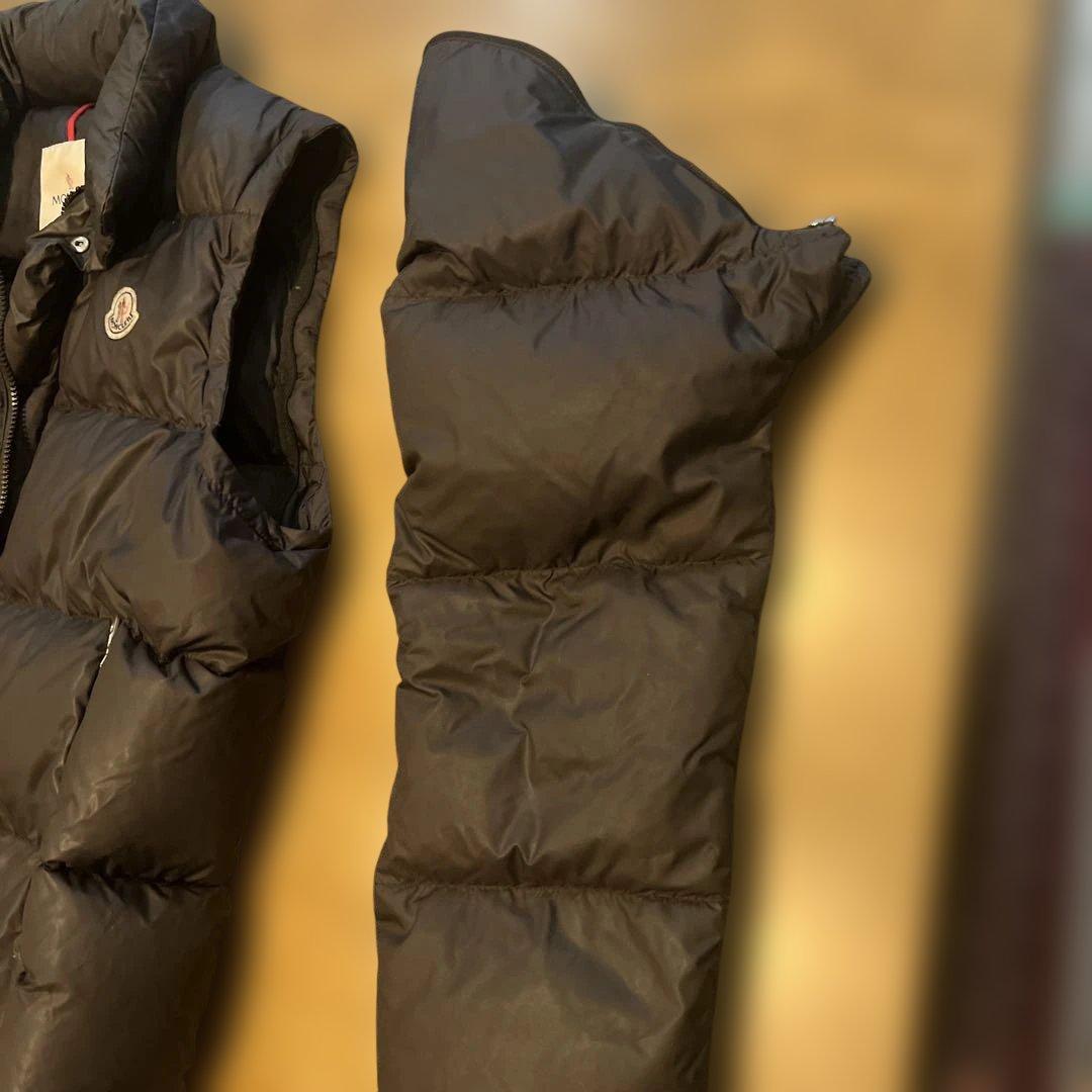 MONCLER ブラック ダウンジャケット サイズ1