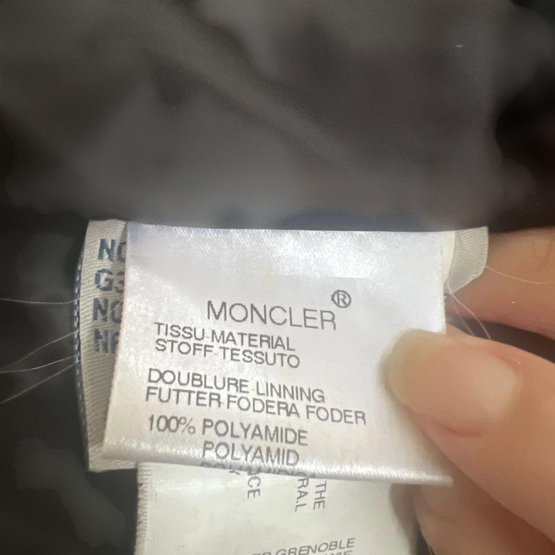 MONCLER ブラック ダウンジャケット サイズ1