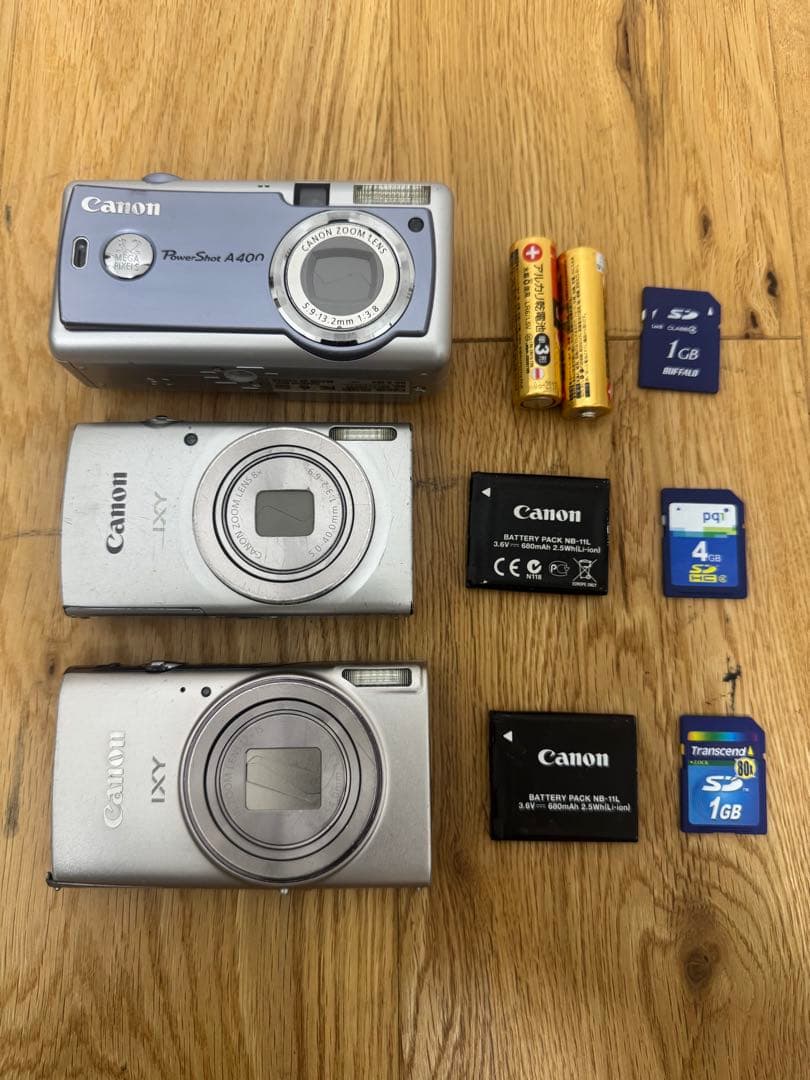 Canon デジカメまとめ売り 3台動作確認