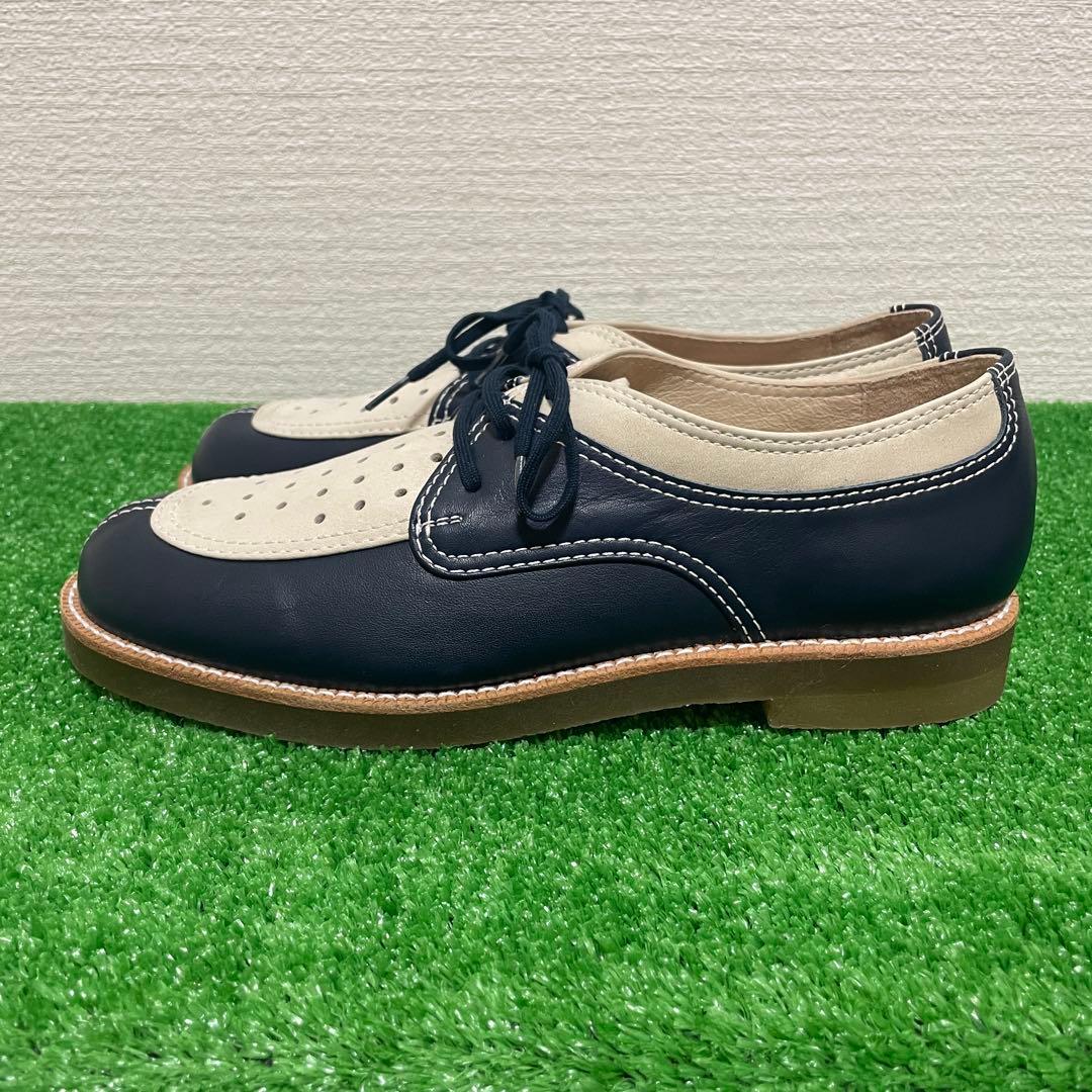 極美品　PINK HOUSE レザー　パンチング　革靴　大きいサイズ