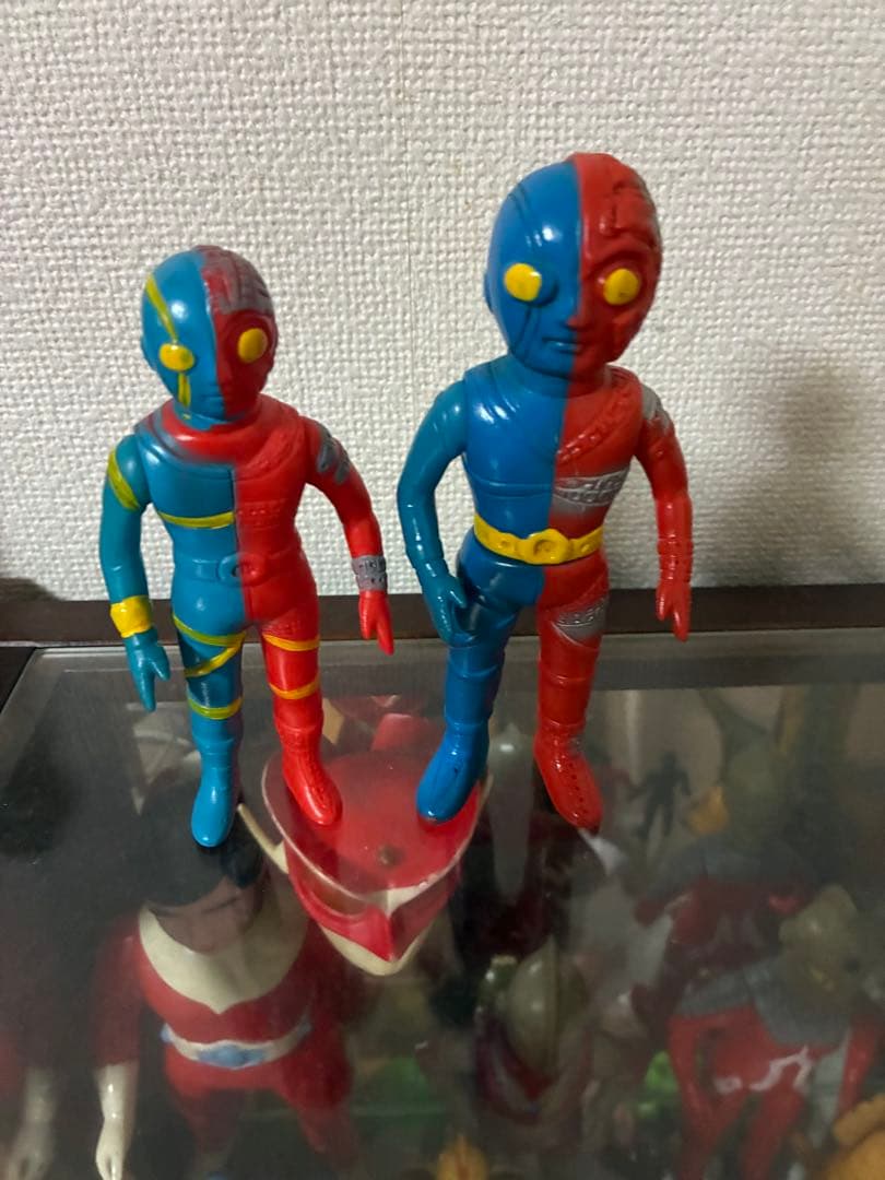 当時物　無版権　パチソフビ　キカイダー 2体セット