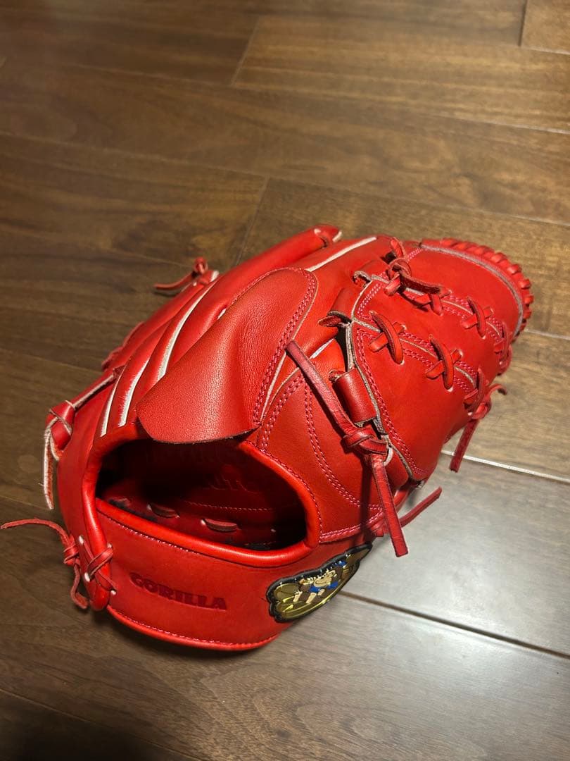 大幅値下げしました！！期間限定です ごりら印硬式投手用グローブ