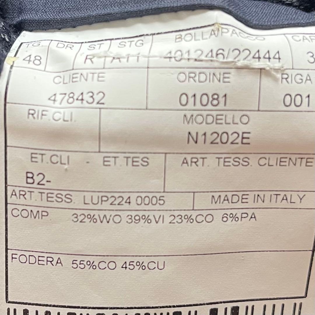 <美品>BOGLIOLI ネイビー ウール ジャケット サイズ48