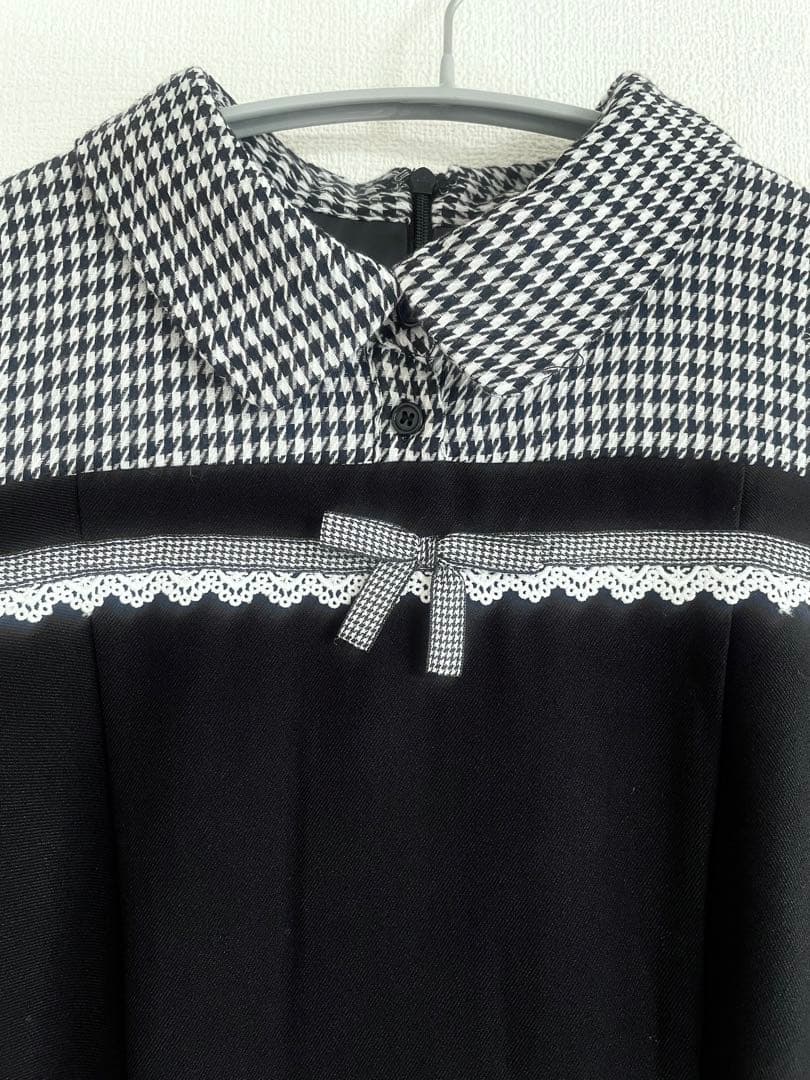 evelyn ティアードミニワンピース ブラック