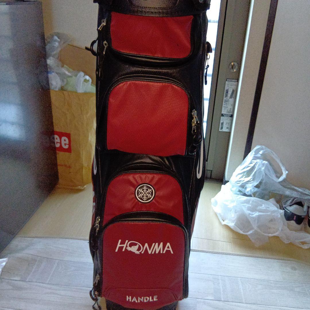 HONMA ゴルフバッグ 防水 黒赤　euモデル　14分割
