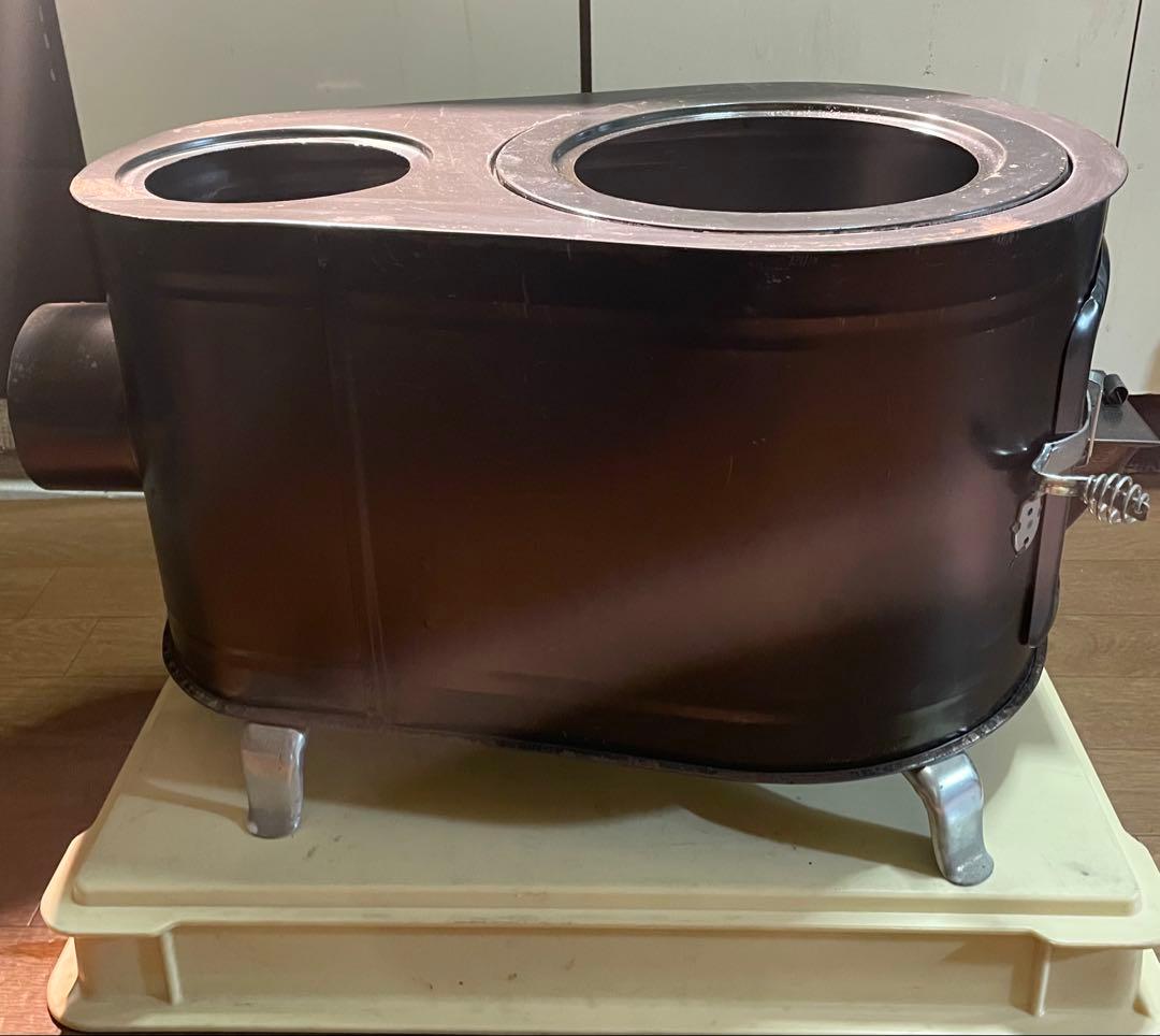 未使用 薪ストーブ 玉子型ストーブ 小3号 アウトドア キャンプ