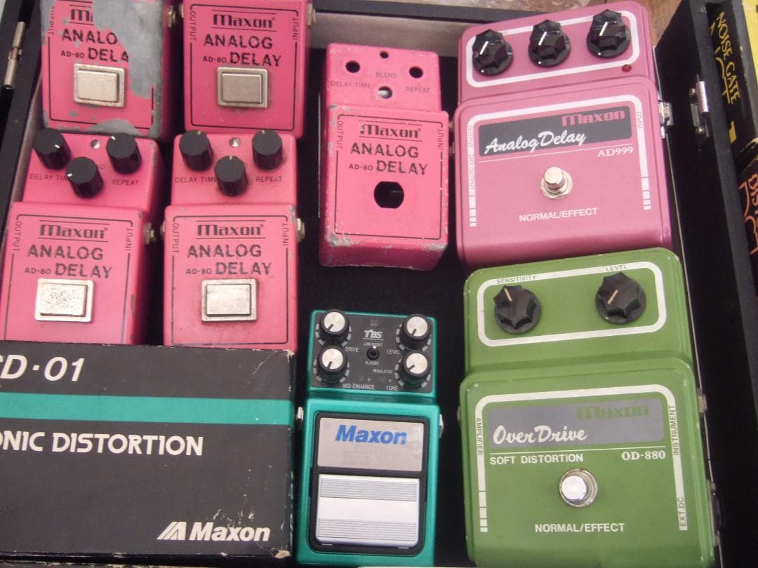 国産名機24台 Maxon Ibanez Guyatone KORG Pearl