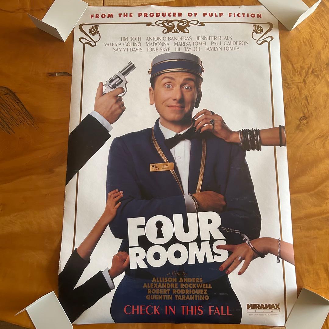 映画ポスター Four Rooms ティム・ロス メインビジュアル 当時物US版