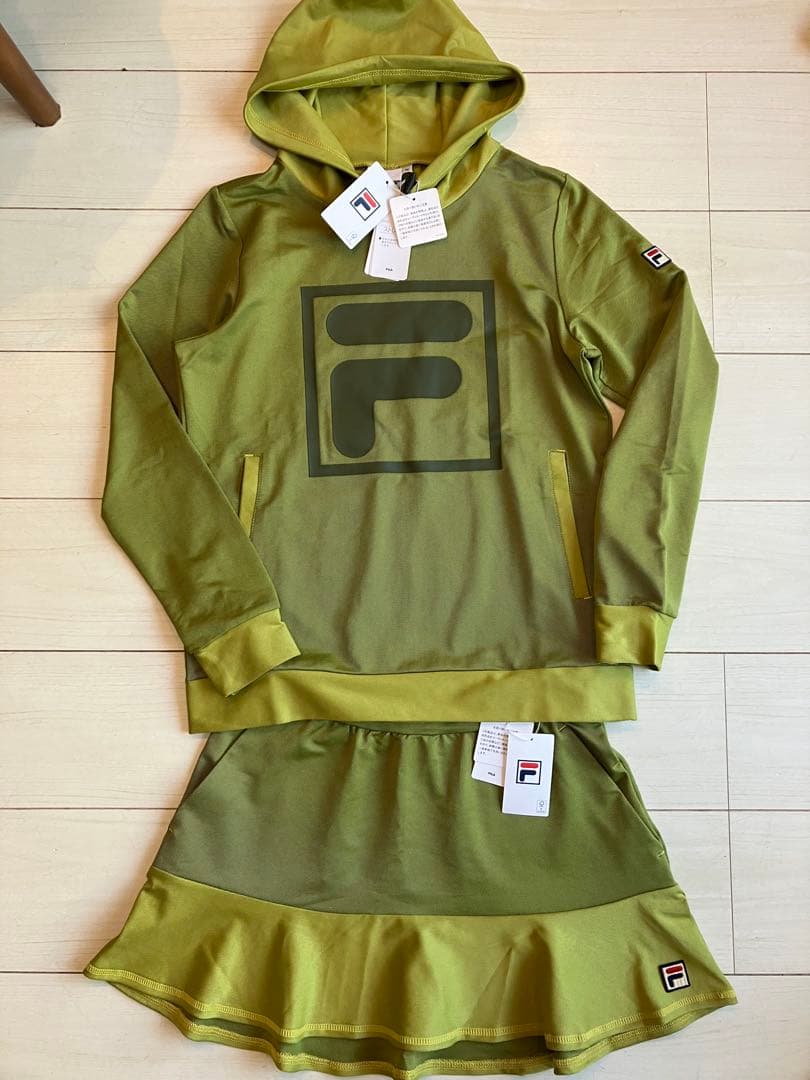 FILAフィラ＊オリーブグリーン 上下セットアップ