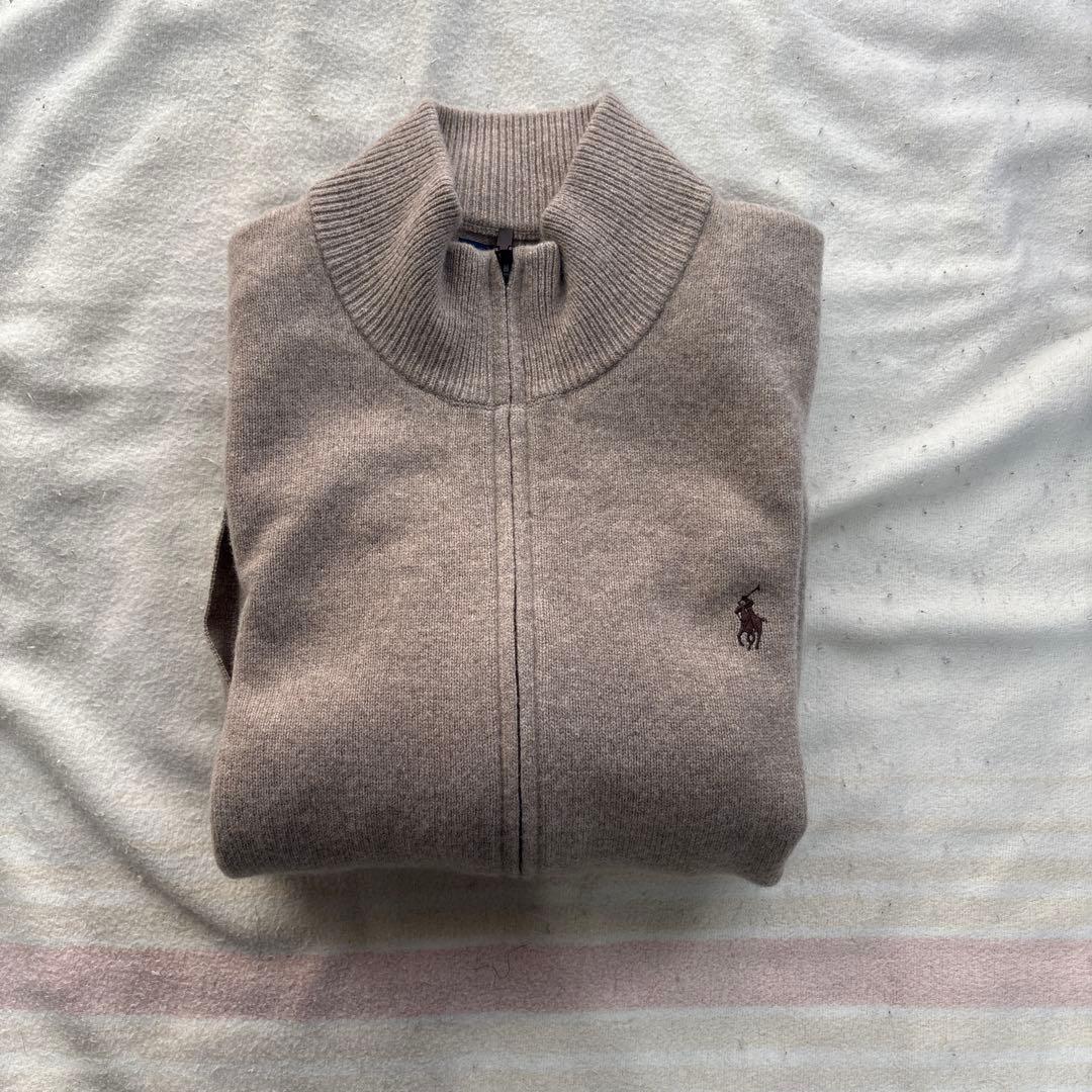 ラルフローレン　ジップニット