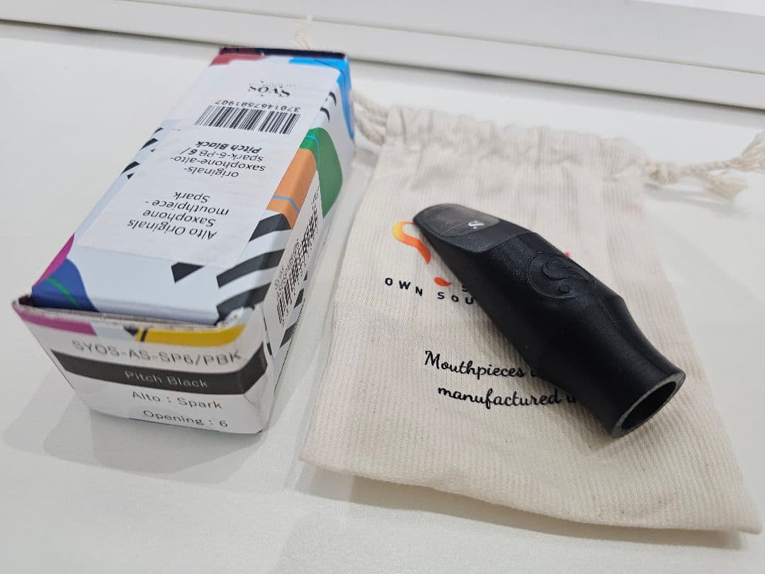 新品！Syos アルトサックス マウスピース Spark 6 ハイバッフル